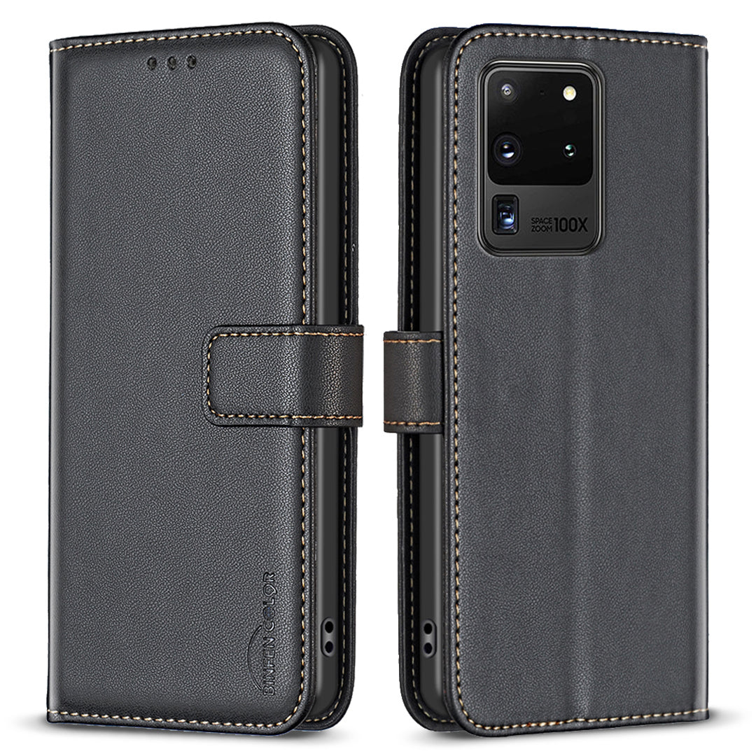 BINFEN COLOR BF17 TPU PU Leather Phone Cover for Samsung Galaxy S20 Ultra Stand Magnetic Phone Case Wallet BINFEN COLOR BF17 TPU PU Leather Phone Cover for Samsung Galaxy S20 Ultra Stand Magnetic Phone Case Wallet